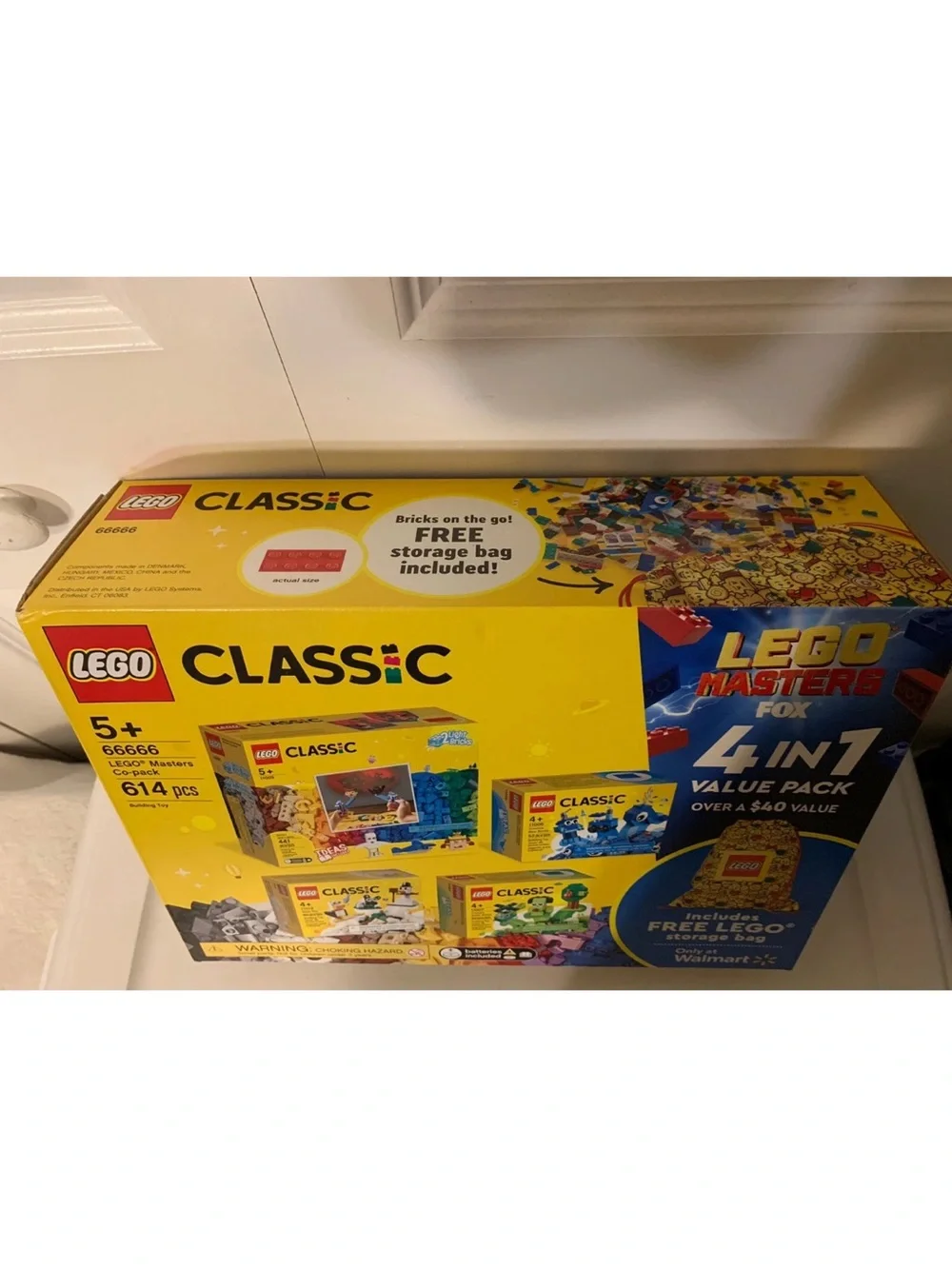 Lego Classics Four In One Value Pack Number 66666 Retired BONUS free Storage Bag
